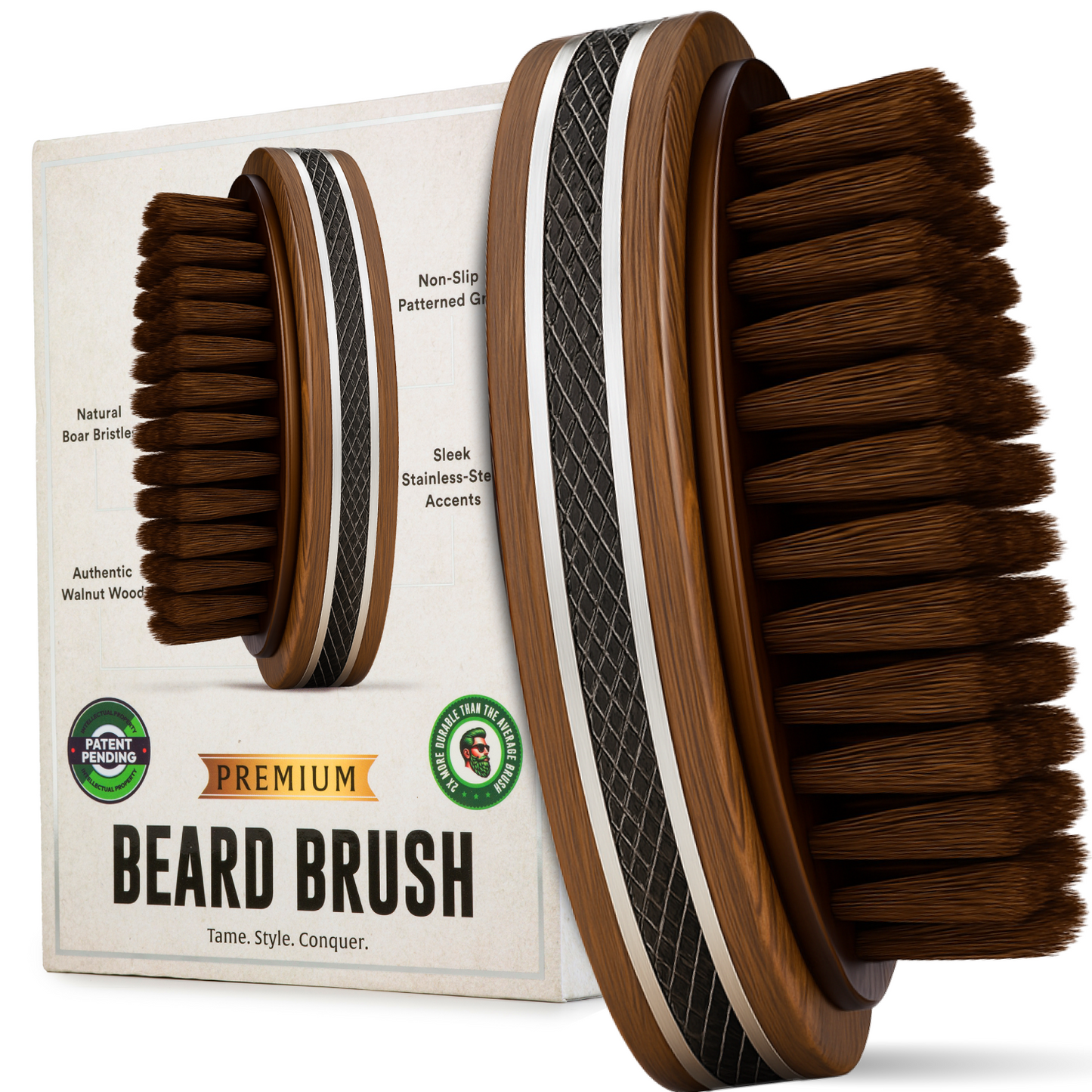 The Alpha Beard Brush - Luxury Redefined