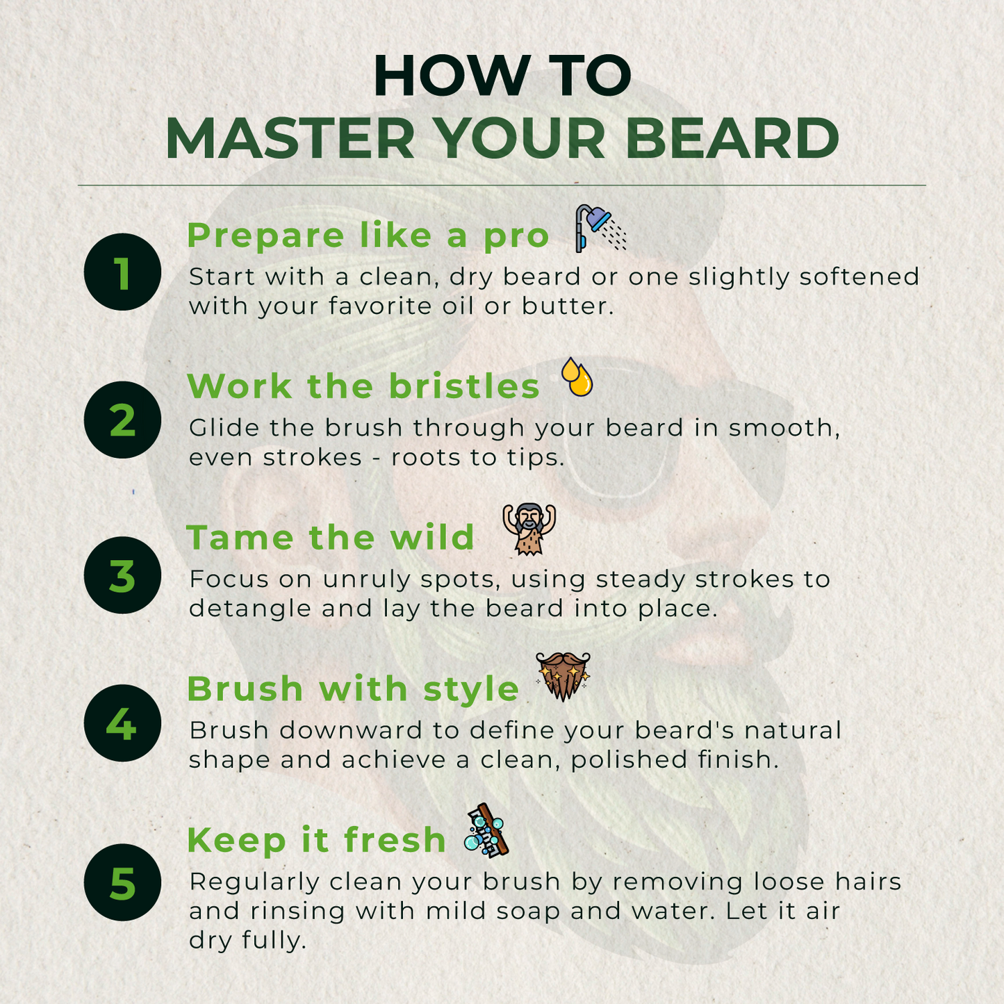 The Alpha Beard Brush - Luxury Redefined