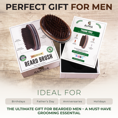 The Alpha Beard Brush - Luxury Redefined